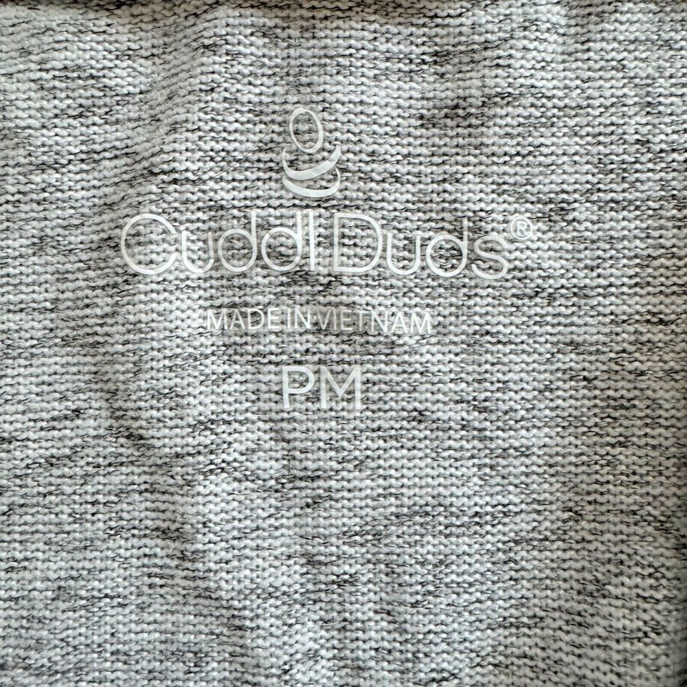 Cuddl Duds Lightweight Comfort Hoodie Rib Trim Women Size PM Ivory A470041 - Picture 6 of 10